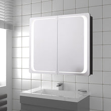 Load image into Gallery viewer, Double Door LED Illuminated Bathroom Mirror Cabinet