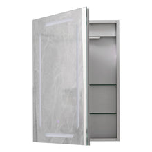 Load image into Gallery viewer, Bathroom LED Illuminated Lights Mirror Cabinet with Demister Shaver Socket Touch