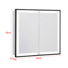 Load image into Gallery viewer, LED Light Up 2-Door Bathroom Mirror Cabinet