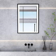 Load image into Gallery viewer, lluminated Led Bathroom Vanity Mirror - Thin Bathroom Wall Mounted Makeup Mirror with LED Lights, Touch Switch, Demister Pad Waterproof IP44