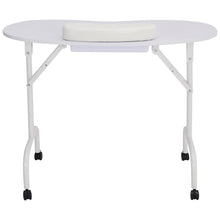 Load image into Gallery viewer, Circular Portable Folding Manicure Station
