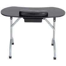 Load image into Gallery viewer, Circular Portable Folding Manicure Station