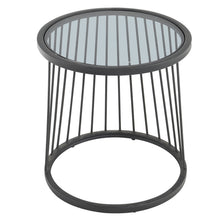 Load image into Gallery viewer, Modern Round Tempered Glass Coffee Table Sofa Side Table