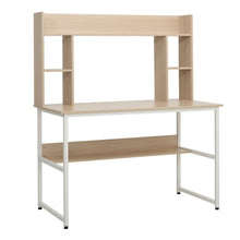 Load image into Gallery viewer, Computer Desk with Hutch Desk Bookshelf Student Studying Workstation Table