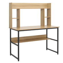 Load image into Gallery viewer, Computer Desk with Hutch Desk Bookshelf Student Studying Workstation Table