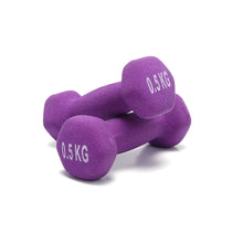 Load image into Gallery viewer, Set Of 2 Neoprene Coated Dumbbell Hand Weight Strength Training