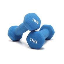 Load image into Gallery viewer, Set Of 2 Neoprene Coated Dumbbell Hand Weight Strength Training