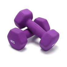 Load image into Gallery viewer, Set Of 2 Neoprene Coated Dumbbell Hand Weight Strength Training