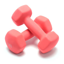 Load image into Gallery viewer, Set Of 2 Neoprene Coated Dumbbell Hand Weight Strength Training