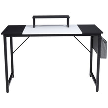 Load image into Gallery viewer, Computer Desk Writing Study Desk with Monitor Stand Fabric Storage Bag