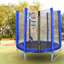 Load image into Gallery viewer, Kids Mini Trampoline Diameter 1.5 m Safety Net U Shape Legs for Outdoor Garden