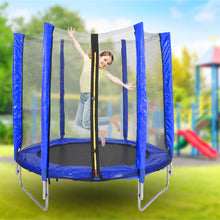 Load image into Gallery viewer, Kids Mini Trampoline Diameter 1.5 m Safety Net U Shape Legs for Outdoor Garden