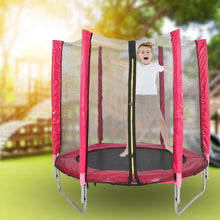 Load image into Gallery viewer, Kids Mini Trampoline Diameter 1.5 m Safety Net U Shape Legs for Outdoor Garden