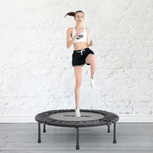 Load image into Gallery viewer, 38" Foldable Round Exercise Trampoline Rebounder Jumper Fitness Black