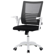 Load image into Gallery viewer, Mesh Executive Desk Chair with Flip up Armrests Adjustable and Swivel Home Office Chair, Black and White
