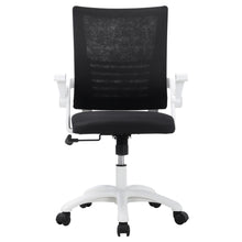 Load image into Gallery viewer, Fabric Executive Desk Chair with Flip up Armrests Adjustable and Swivel Home Office Chair,Black