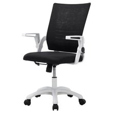 Load image into Gallery viewer, Fabric Executive Desk Chair with Flip up Armrests Adjustable and Swivel Home Office Chair,Black