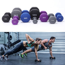 Load image into Gallery viewer, Neoprene Dumbbells Weights Strength Exercise Body Building Fitness