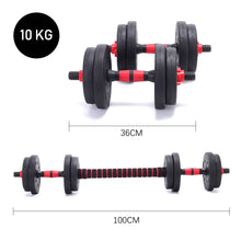Load image into Gallery viewer, Adjustable Dumbbells Weights Lifting Barbell Set Gym Workout
