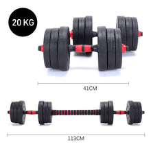 Load image into Gallery viewer, Adjustable Dumbbells Weights Lifting Barbell Set Gym Workout