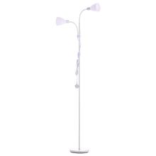 Load image into Gallery viewer, Modern Double Headed Floor Lamp Adjustable Standing Reading Lights