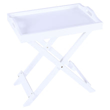 Load image into Gallery viewer, Wooden Folding Side Table Coffee/Tea Stand Removable Serving