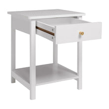Load image into Gallery viewer, Wooden Bedside Table Cabinet With Drawer