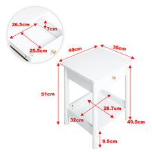 Load image into Gallery viewer, Contracted Bedside table ,Cabinet with drawer