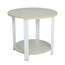 Load image into Gallery viewer, 50CM& 60CM double deck round coffee table