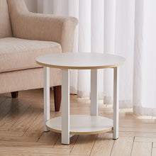 Load image into Gallery viewer, 50CM& 60CM double deck round coffee table