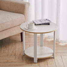 Load image into Gallery viewer, 50CM& 60CM double deck round coffee table