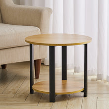 Load image into Gallery viewer, 50CM& 60CM double deck round coffee table