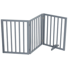 Load image into Gallery viewer, Foldable Pet Gate Fence Dog Barrier Doorway Free Standing