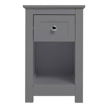 Load image into Gallery viewer, Small Wooden Beaside Table Cabinet with Drawer Shelf Storage