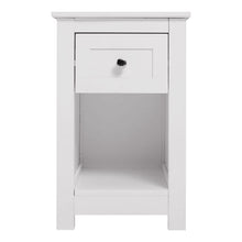 Load image into Gallery viewer, Small Wooden Beaside Table Cabinet with Drawer Shelf Storage