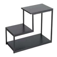 Load image into Gallery viewer, 3 Tier L-Shaped Coffee End Side Table Storage Shelf-4 colors