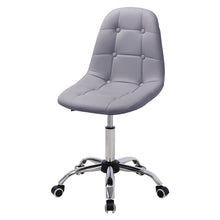 Load image into Gallery viewer, Adjustable Swivel Office Chair in PU Leather and Chrome Base