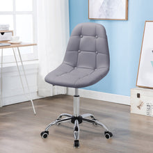 Load image into Gallery viewer, Adjustable Swivel Office Chair in PU Leather and Chrome Base