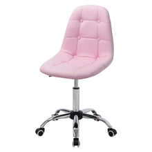 Load image into Gallery viewer, Adjustable Swivel Office Chair in PU Leather and Chrome Base