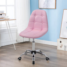 Load image into Gallery viewer, Adjustable Swivel Office Chair in PU Leather and Chrome Base