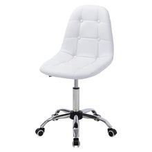 Load image into Gallery viewer, Adjustable Swivel Office Chair in PU Leather and Chrome Base