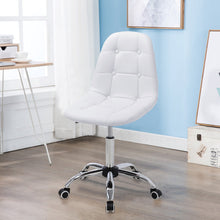 Load image into Gallery viewer, Adjustable Swivel Office Chair in PU Leather and Chrome Base
