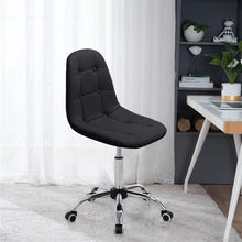 Load image into Gallery viewer, Adjustable Swivel Office Chair in PU Leather and Chrome Base