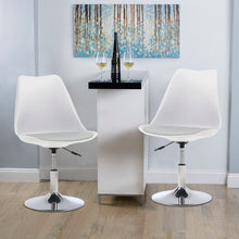 Load image into Gallery viewer, Ergonomic Swivel Barstool Kitchen Stool Padded Seat