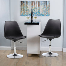 Load image into Gallery viewer, Ergonomic Swivel Barstool Kitchen Stool Padded Seat