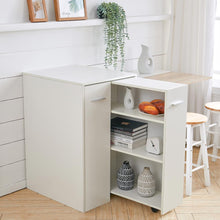 Load image into Gallery viewer, Large Rolling Bookcase Cabinet 6 Tiers Slide Out Shelves Storage Unit Bookshelf