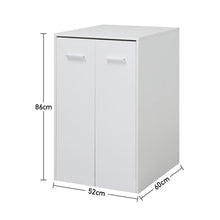 Load image into Gallery viewer, Large Rolling Bookcase Cabinet 6 Tiers Slide Out Shelves Storage Unit Bookshelf