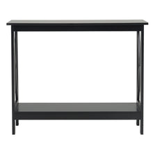 Load image into Gallery viewer, Wooden Console Table Hall Desk Side/End Table with Shelf