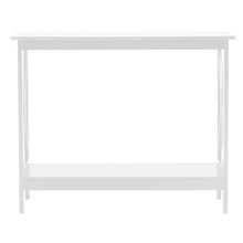 Load image into Gallery viewer, Wooden Console Table Hall Desk Side/End Table with Shelf