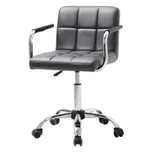 Load image into Gallery viewer, Cushioned Computer Office Desk Chair Chrome Legs Lift Swivel Adjustable-4 colors